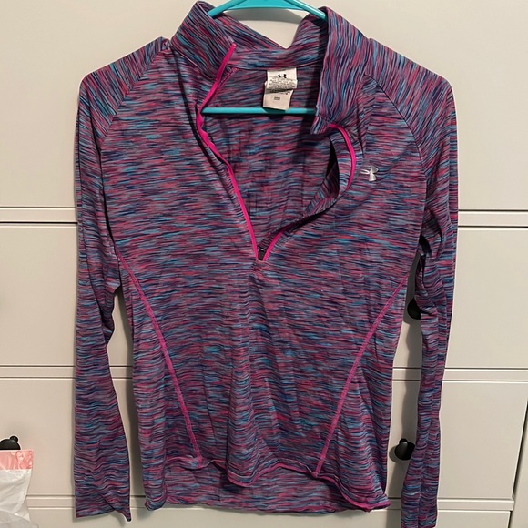 Size medium, athletic quarter zip. Brand is under armor. - Picture 1 of 2